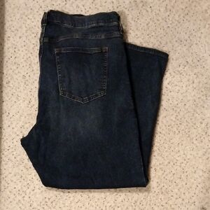 Celebrity Pink Women's Cropped Jeans in Deep Indigo
